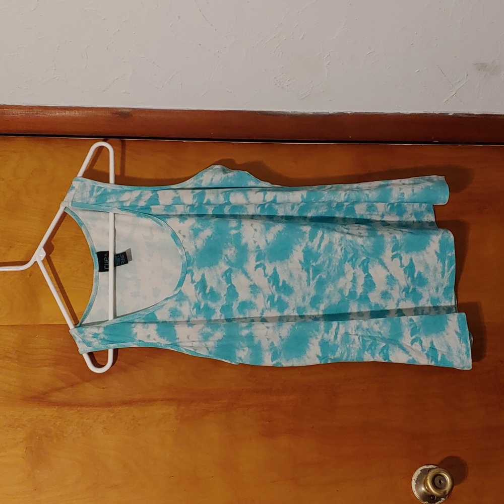 Rue21+ Turquoise Tie Dye Tank